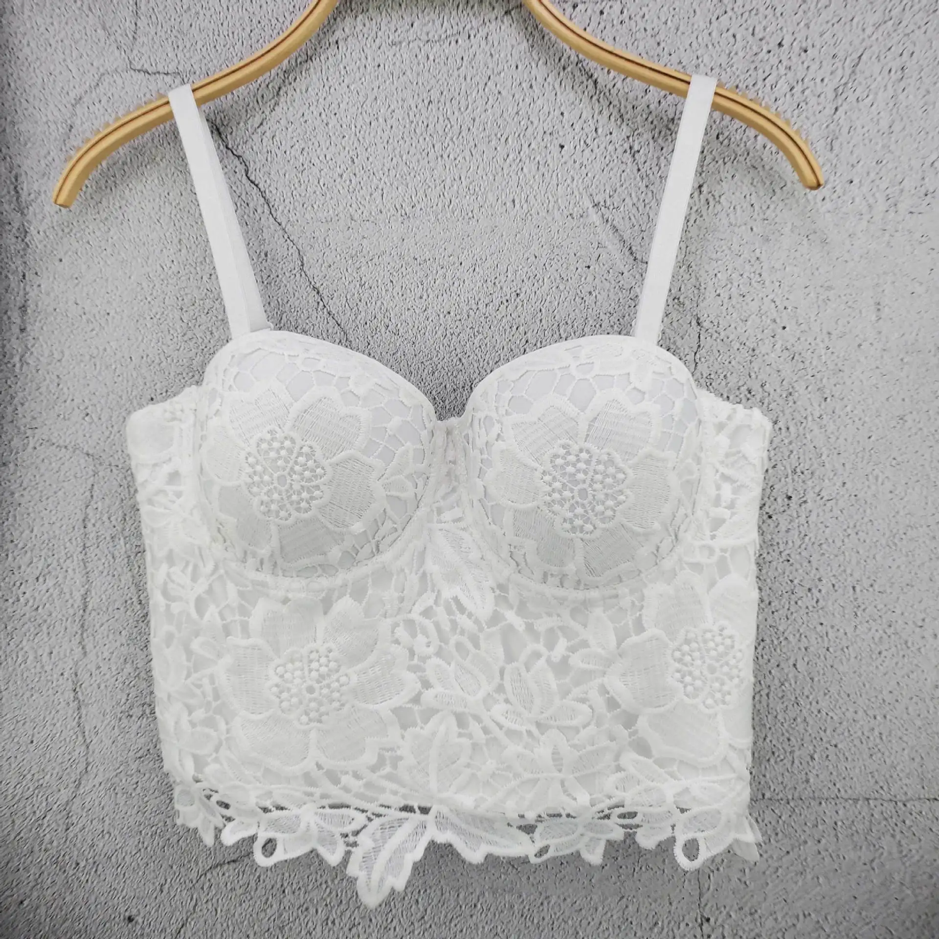 

Женские сексуальные дизайнерские кружевные белые хлопковые топы с вышивкой, 2021, уличные Короткие топы, укороченные топы