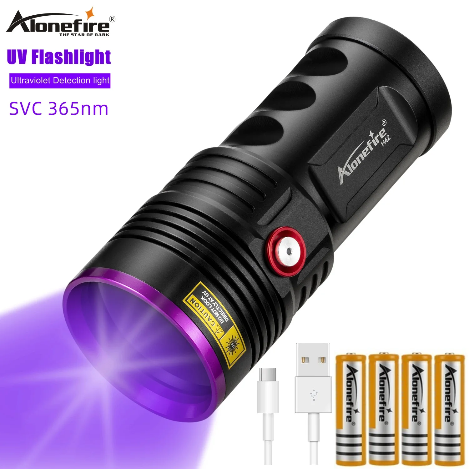 Alonefire H42 45 Вт Ультрафиолетовый фонарь детектор пятна мочи домашних животных Кот