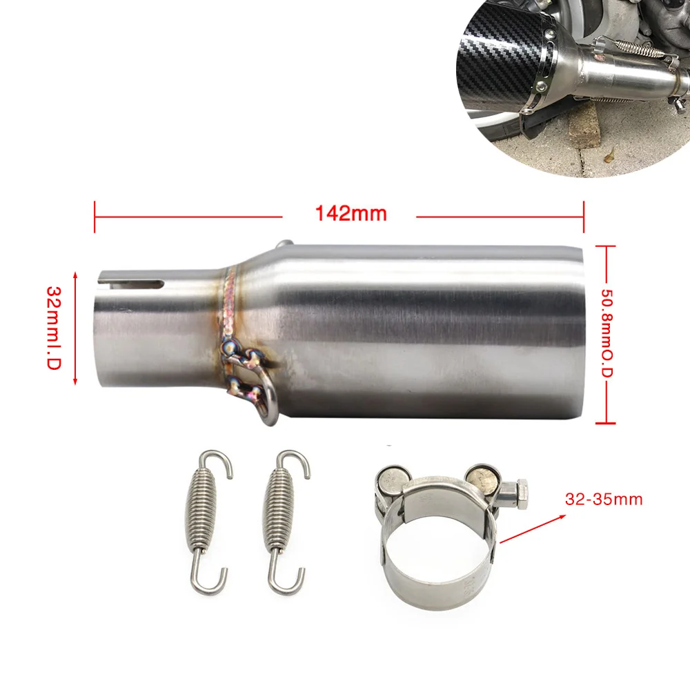 Alconstar адаптер для мотоцикла глушитель выхлопной трубы средней соединительная