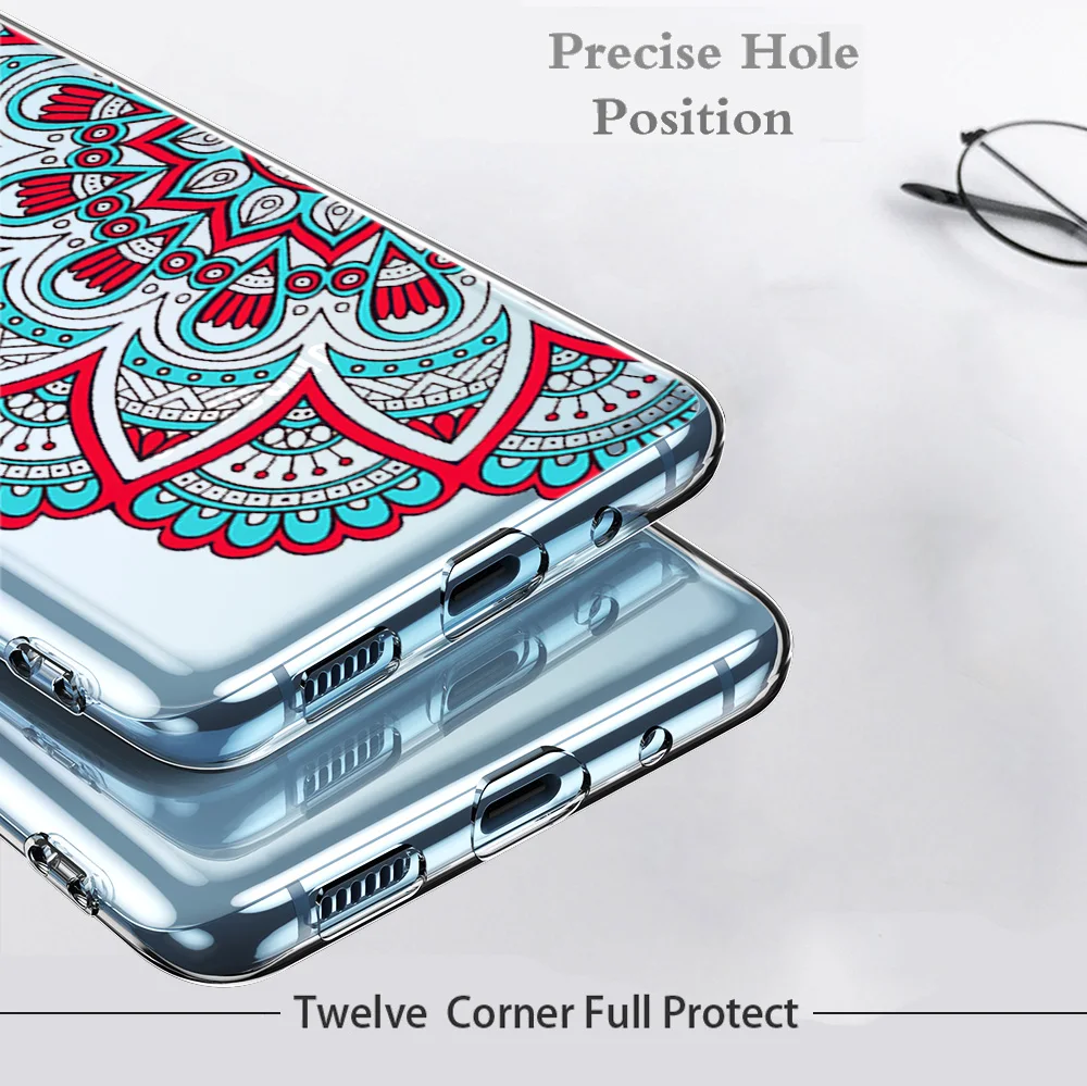 

ciciber Mandala Case for Samsung Galaxy A51 S20 A71 A50 A70 S10 S10e S9 S8 S7 A40 A30 NOTE 20 10 9 8 Ultra Plus Lite TPU Cover