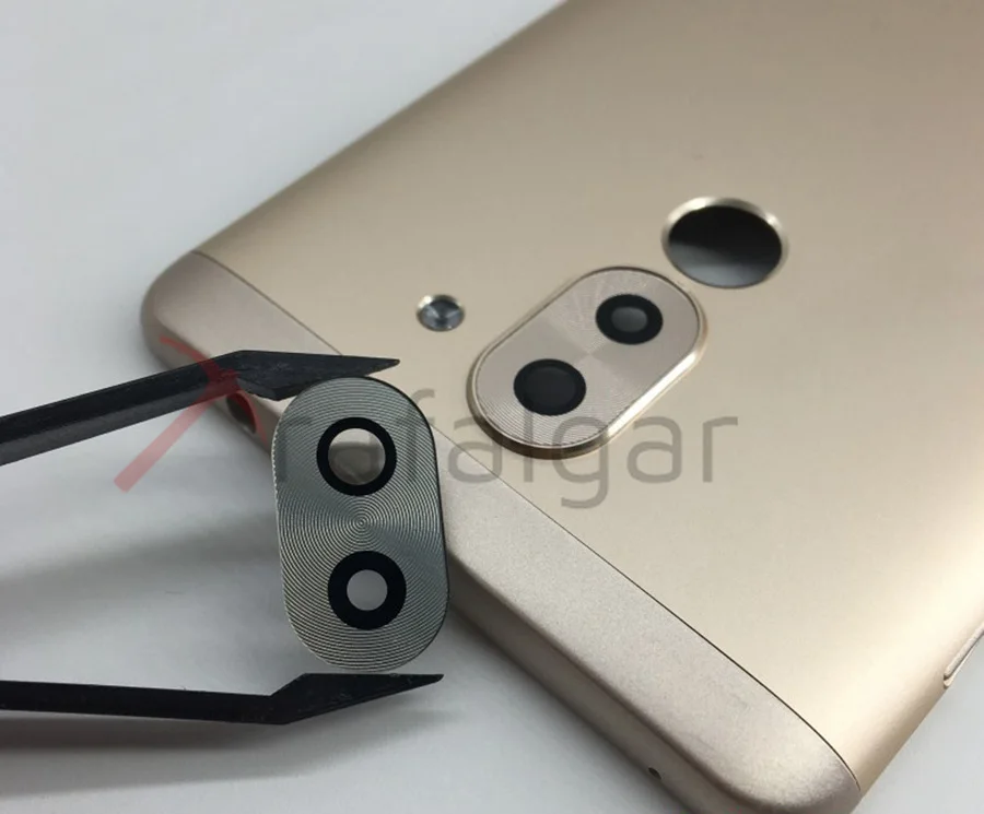 2 шт./лот, для huawei Honor 6X, объектив для задней камеры, стеклянная крышка для Honor 6X, задний объектив для камеры с клейкой поверхностью mate 9 Lite GR5