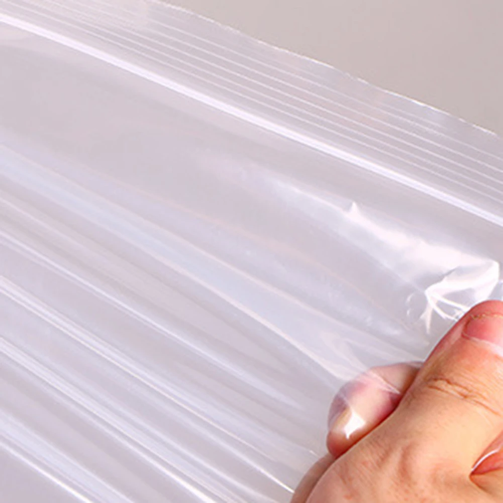 100 шт. Прочный Пластик Прозрачный влагостойкий упаковка для хранения продуктов