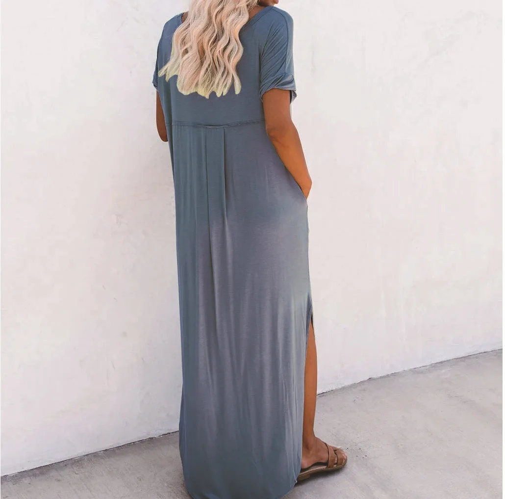 Накидки для бикини Женская туника из хлопка Пляжное Платье парео длинная кафтан