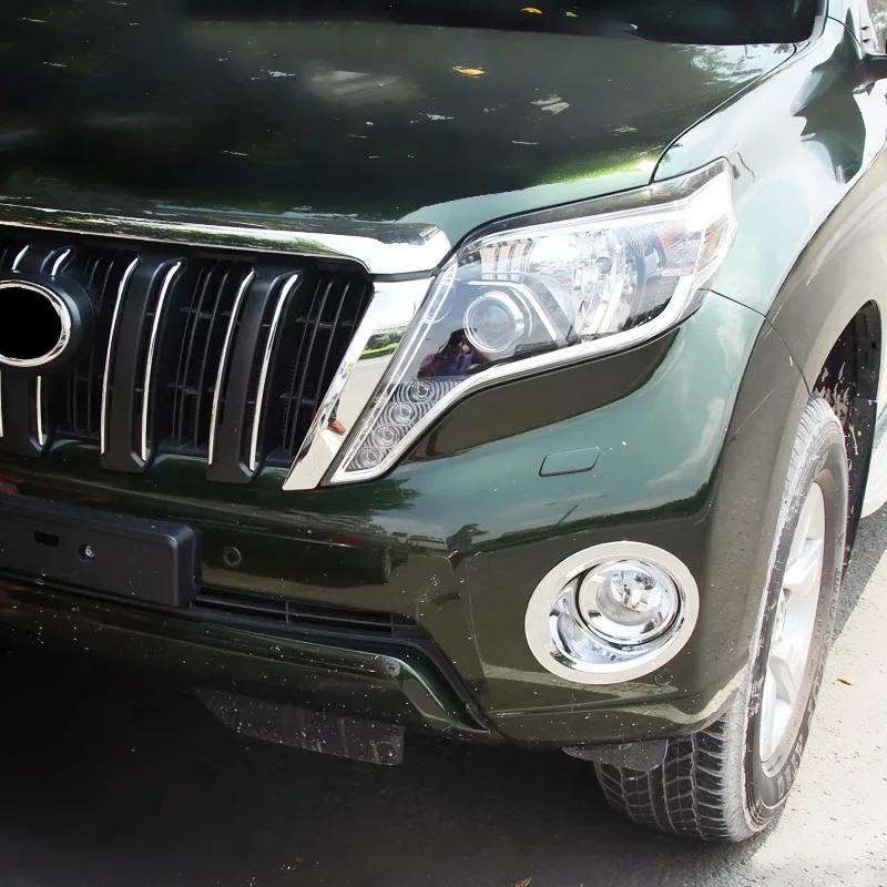Накладка на переднюю противотуманную фару для Toyota Land Cruiser 150 Prado LC150 FJ150 2014-2017 -