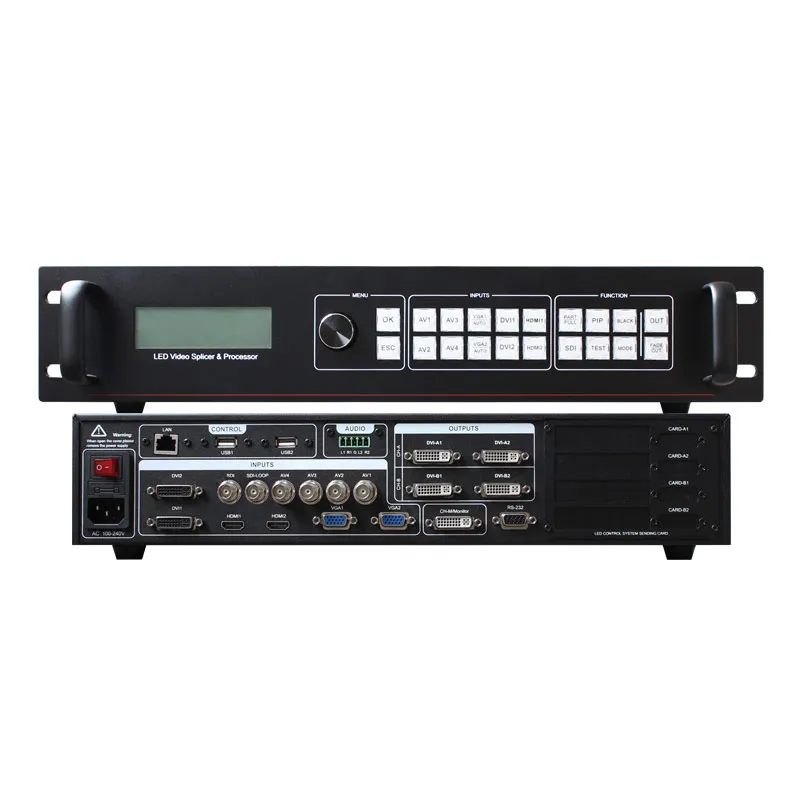 4 linsn ts802d отправка видеокарты amoonsky видео настенный контроль 3х3 светодиодный экран