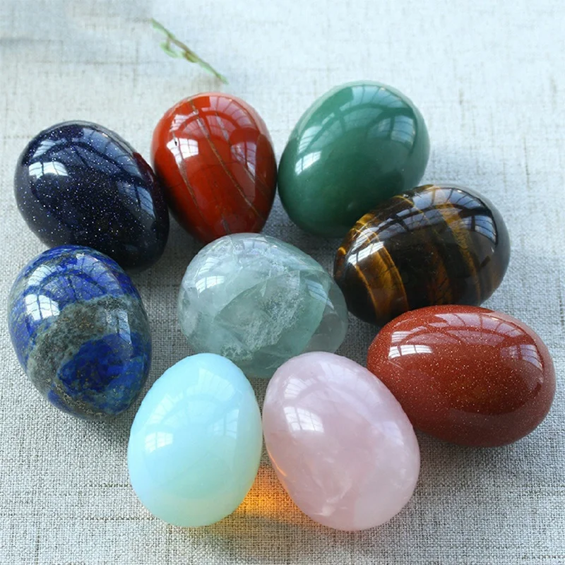 Натуральный хрустальный камень, яйцо, полированный Агат, кварц, обсидиан, передача ювелирных изделий, домашнее украшение, лечебное ремесло, ...