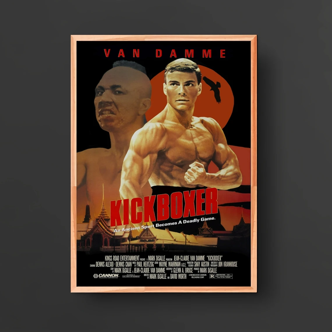 

Kickboxer Movie Poster Canvas Print Home Wall Painting Decoration (No Frame)