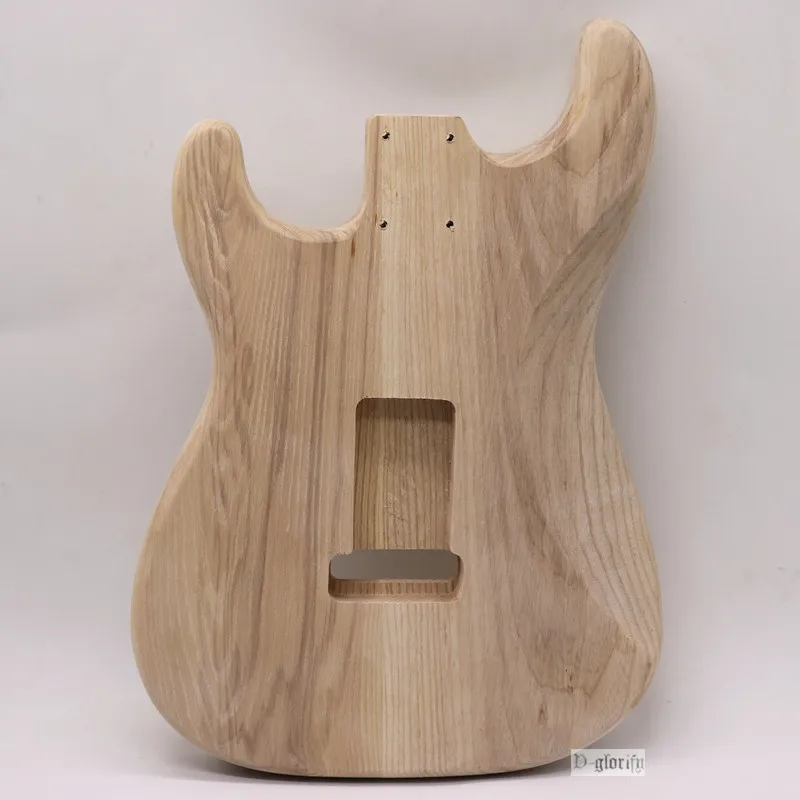 Хорошее качество floyd rose white ashwood ST электрогитара корпус