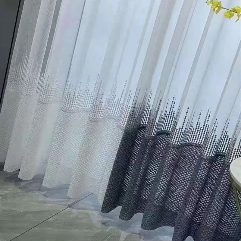 Продвижение Горячая Распродажа домашний Шторы вышивка Частицы дизайн тюль для