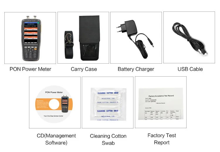 Оптический измеритель мощности PON прибор для тестирования волоконного кабеля с