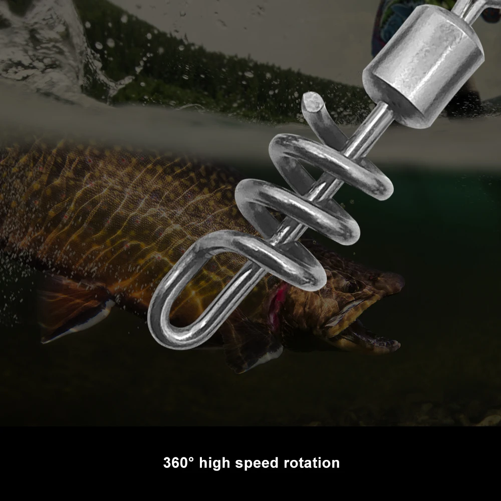 Фото ESFISHING 50 шт. роликовая Поворотная оснастка Coastlock шариковый подшипник роликовый шарнирный сплошной кольцевой Разъемный соединитель для рыбал... №4