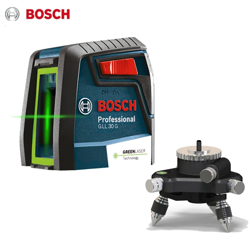 Самонивелирующийся Лазерный уровень Bosch нивелир с вертикальными и