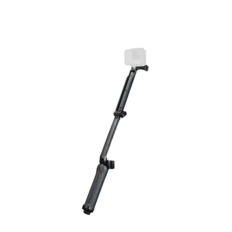 Селфи Палка с 3 вариантами крепления водонепроницаемый монопод для Gopro Hero 5 6 4 Black