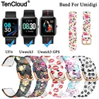 Ремешок силиконовый для Umidigi UWatch 3, цветной браслет с GPS для Umidigi UfitUwatch GT, аксессуары для смарт-часов