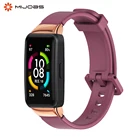 Ремешок силиконовый для Honor Band 6, сменный ремешок для смарт-браслета Huawei Band 6