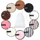 3 шт., накладки для снятия макияжа из микрофибры, моющиеся, многоразовые, для снятия макияжа, хлопковые накладки, для ухода за кожей, макияж, спонж для очищения лица