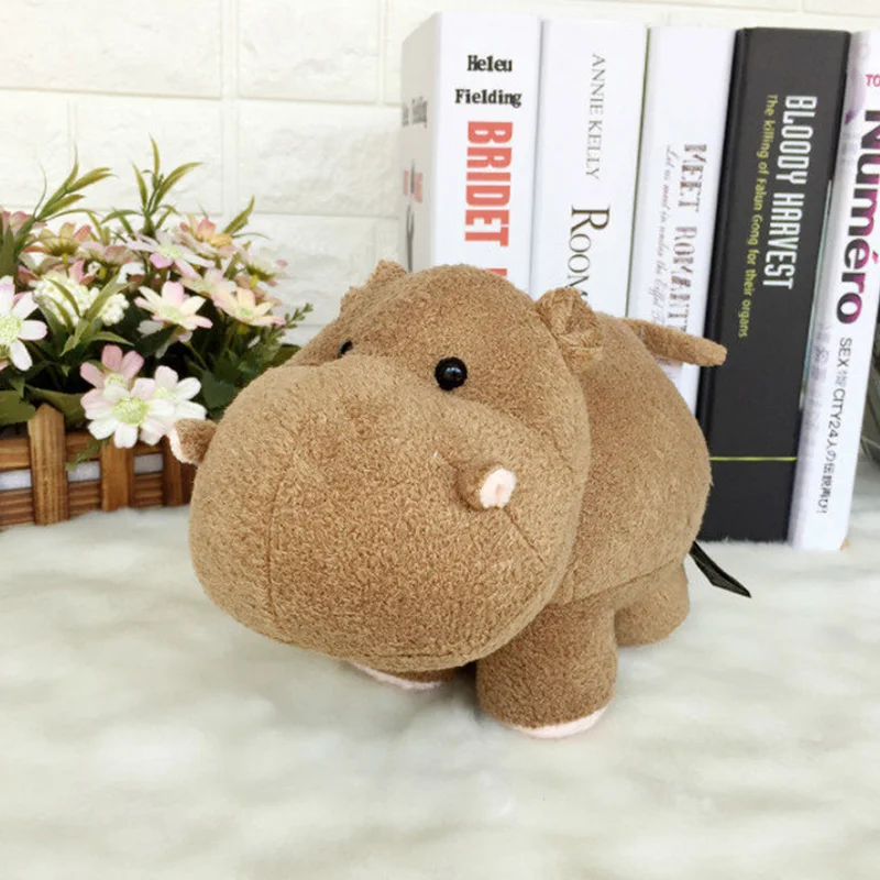 

Cute Hippo Plush Toy Seven-Inch Stuffed Animal Plush Elephant Toys Plush Doll Gifts for Kids Babies Toddlers
