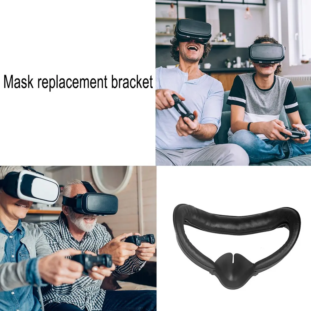 

6pcs/set Face Mask PU Leather Mask Replacement Bracket Facial Interface Bracket Leather Eye Mask For Oculus Quest 2