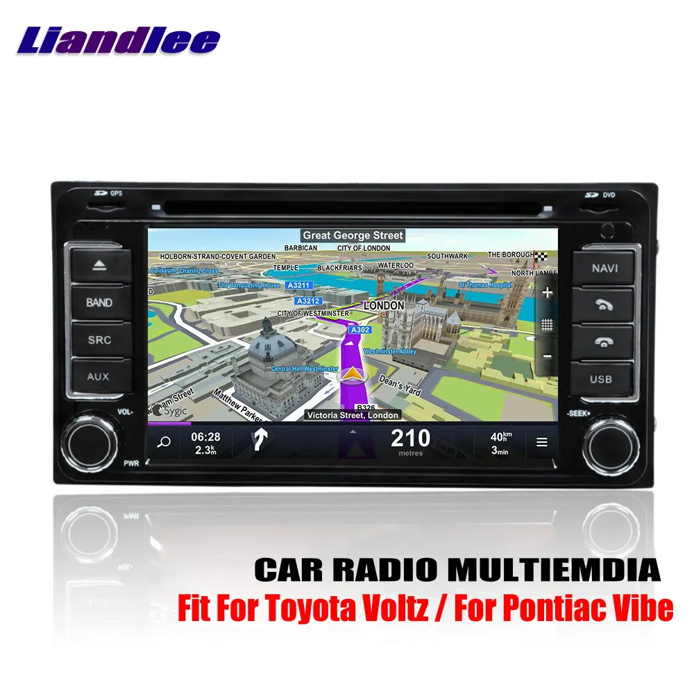 Автомагнитола Liandlee Android для Toyota Voltz/Pontiac Vibe 2002 ~ 2004 CD DVD плеер GPS Navi карты камера OBD TV HD