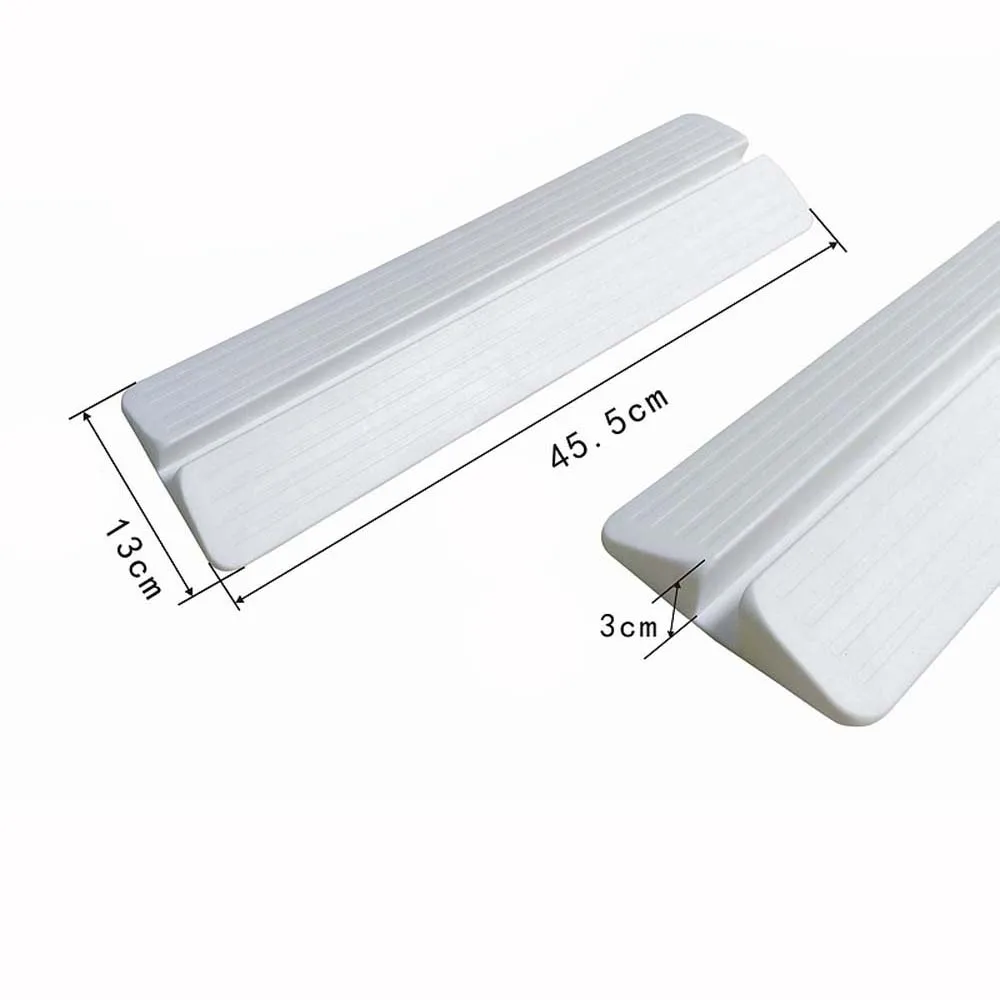 

2Pcs Plastic Baby Pet Gate Stairway Safety Fixed Board Door Extra Wide Guardrail Pedal Tall Lock Walk Safety Door Pedal Protect