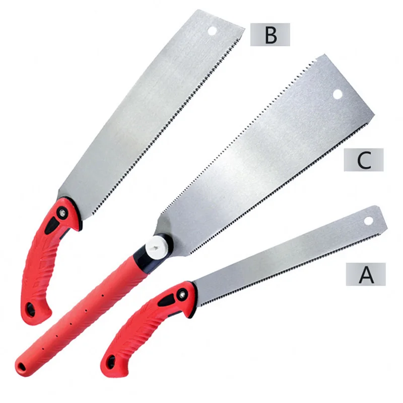 

Double-sided Hand Saw 3-edge Teeth Pruning Woodworking Cutting Saw For Garden Pruning Wood Bamboo PVC Plastic Cutting Wood Tool