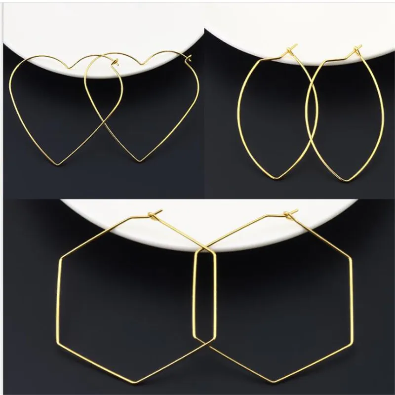 

Серьги-кольца из нержавеющей стали 316 с реальным золотым покрытием