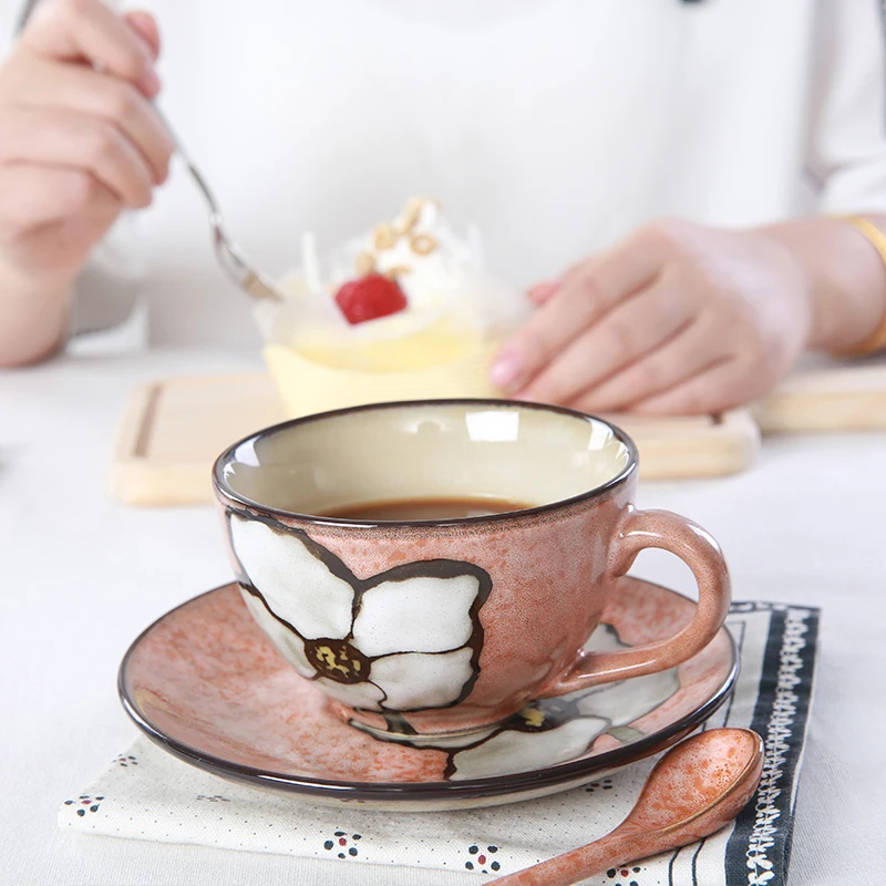 Кофейная чашка Корейская ручная роспись Керамическая кофейная кружка в