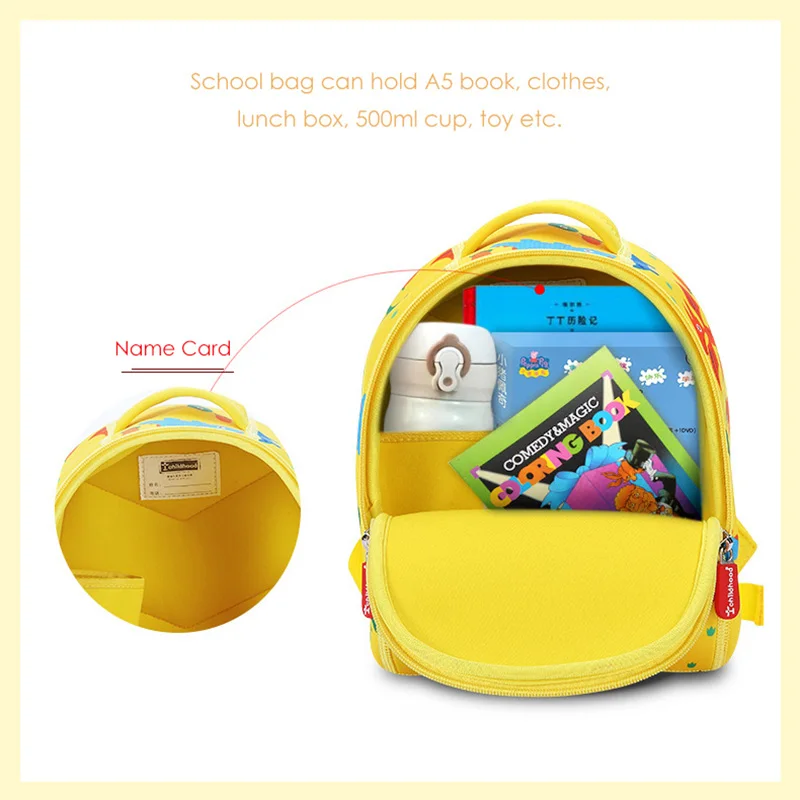 2020 New Dinosaur Kids School Bags For Boys Kindergarten School Backpacks for Girls Creative Animals Kids Bag Mochila Infantil