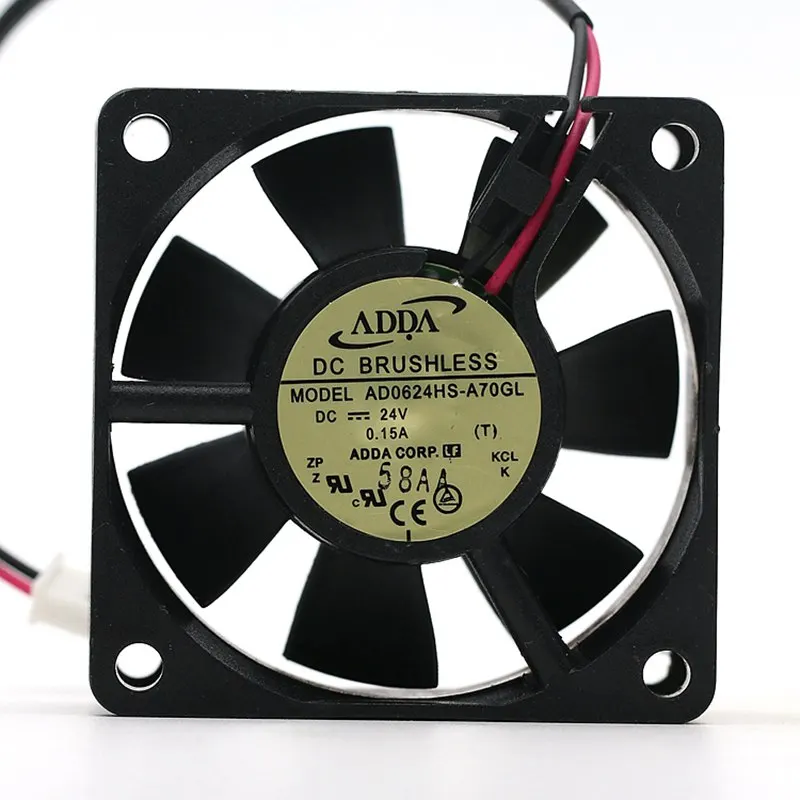 

New ADDA ad0624hs-a70gl 6025 24V 0.15A 6cm frequency converter cooling fan