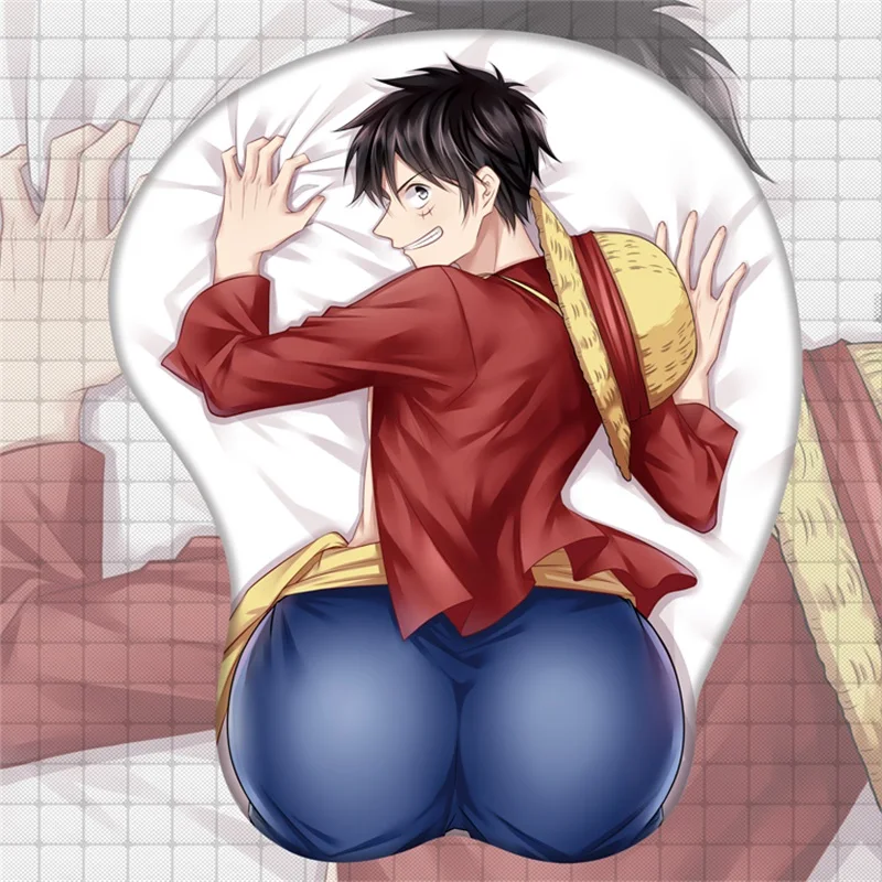 Коврик для мыши из японского аниме ONE PIECE Monkey D. Luffy Roronoa Zoro Nami Boa · Hancock Косплей 3D бюст