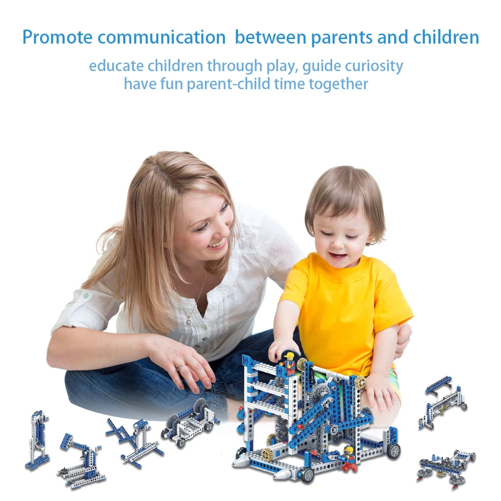 

kidsbits 13 in 1 Technology Assembled Building Blocks STEM Siege Car Series Mining Machine Series Toys for Children Boy Gift DIY