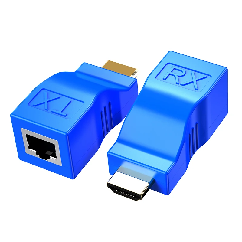 4K HDMI совместимый удлинитель до 30 м по категории 5e / 6 UTP LAN Ethernet кабель RJ45 порты сеть