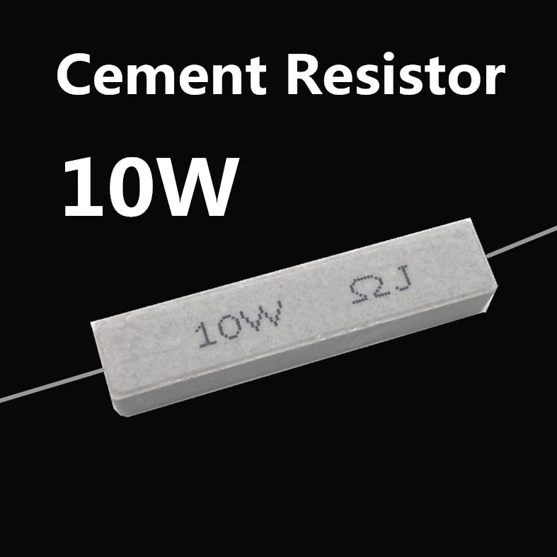 

10pcs Cement resistance 5W 470 510 560 680 1K 2K 3K 3.3K 4.7K ohm 430R 470R 510R 560R 680R 1KR 2KR 3KR 3.3KR 4.7KR 5% 5w