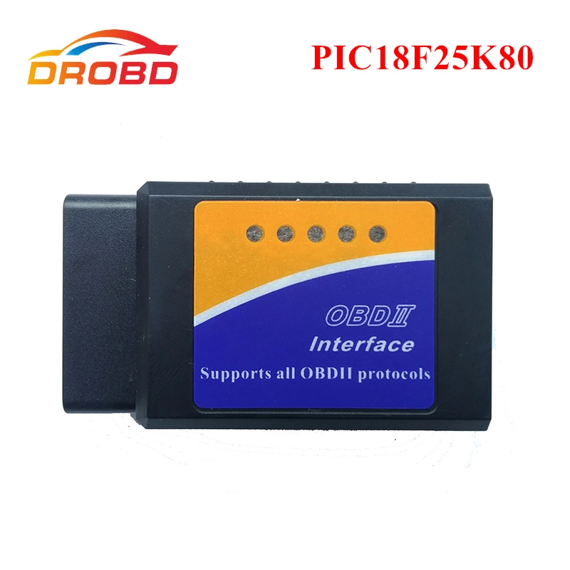 Автомобильный сканер OBD2 ELM327 V1.5 PIC18F25K80 чип диагностический инструмент мини V 1 5