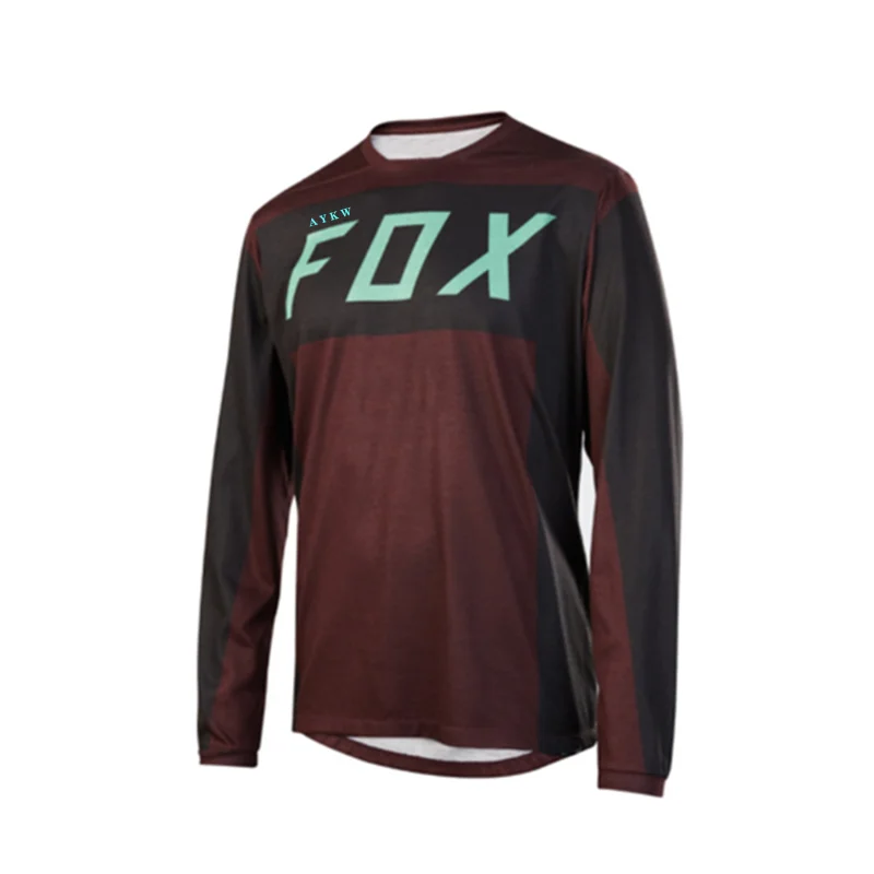 

Maillot Ciclismo Hombre Verano Fox Mtb Maglia Motocross Ropa Deportiva Hombre Cycling Jersey Vetement Vtt Short Downhill Jerseys