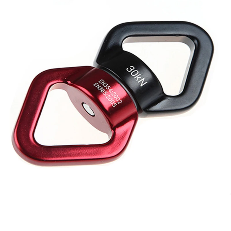 

Rope Swivel Connectors 30KN 8 Shape Aluminum Magnesium Alloy Outdoor Rock Climbing Universal Rotator Hammock Yoga Mountaineering