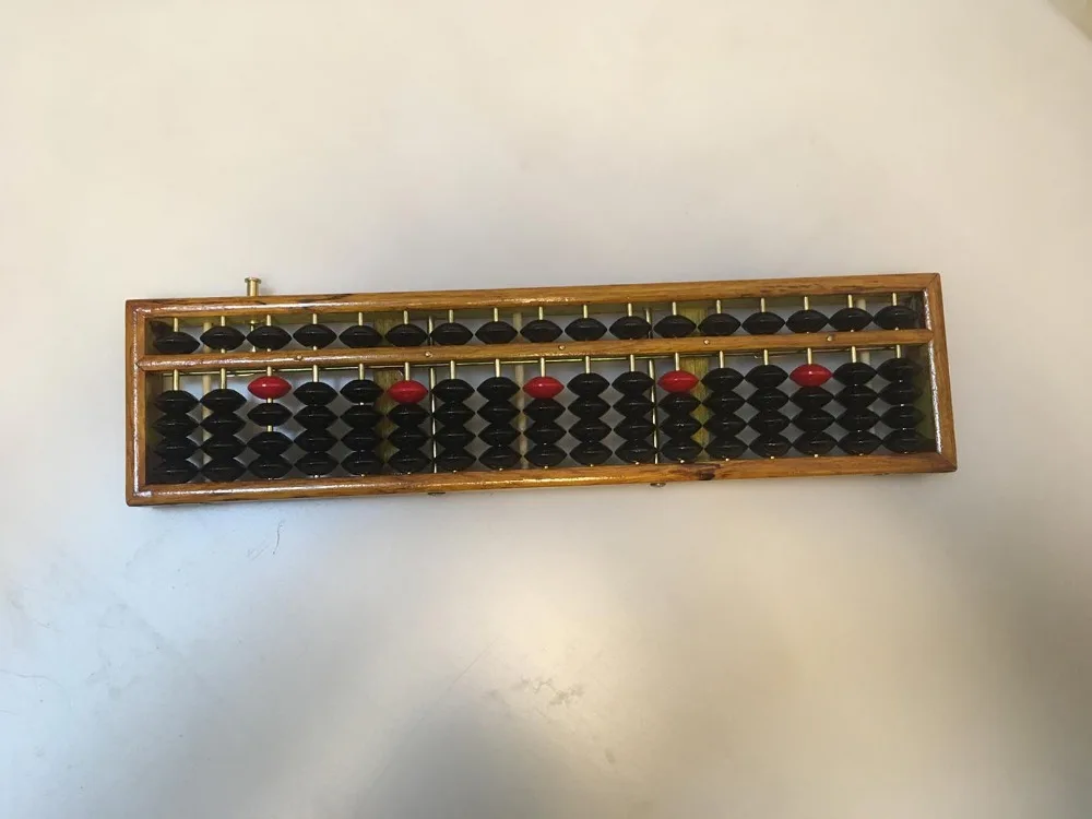 17 колонки деревянные счеты профессиональный китайский соробан инструмент в