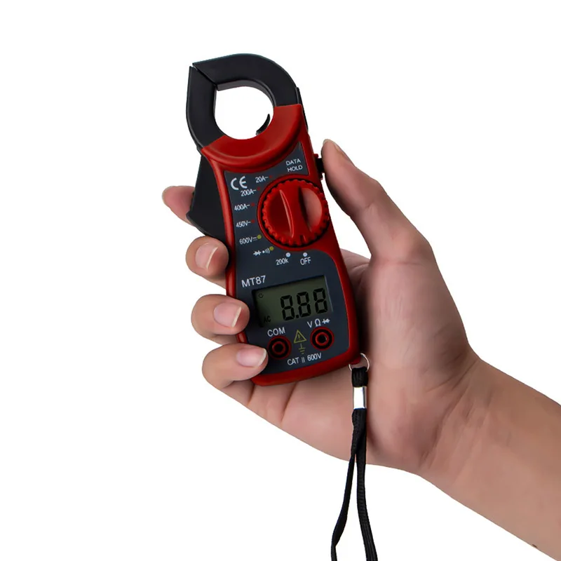 

Portable MT87 Digital Clamp Ammeter Multimeter With Measurement AC/DC Voltage Tester Resistance Multi Test Clamp Meters TB Sale