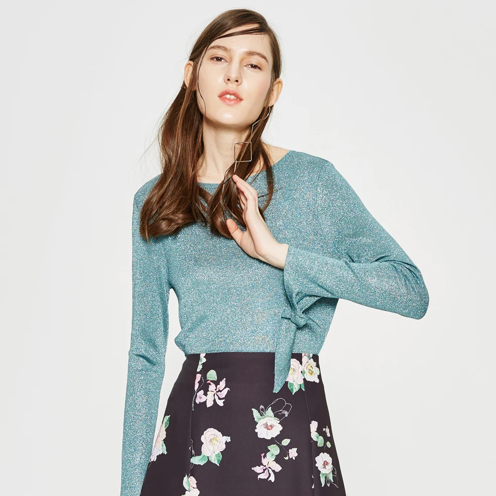 Me &amp city новый вязаный Однотонный свитер женские пуловеры на весну и зиму базовые