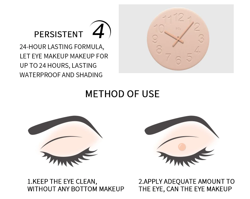 

Pudaier Eye Primer Eye Base Cream Prolong Makeup Long Lasting Smudge-proof Make Up Natural Color Cream Cosmetics 5ml TSLM1