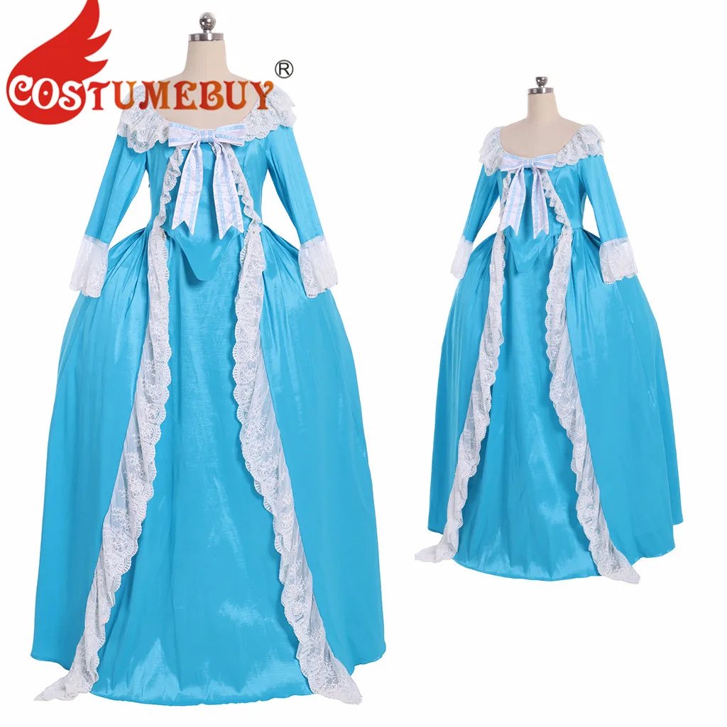 CostumeBuy 18th Marie Antoinette день платье Рококо колония грузинский женское костюм