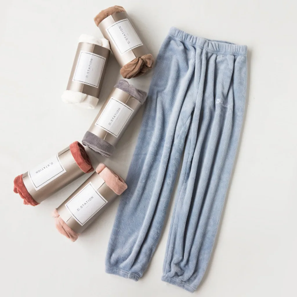 Женские брюки зимние плотные кашемировые из овечьей шкуры теплые женские