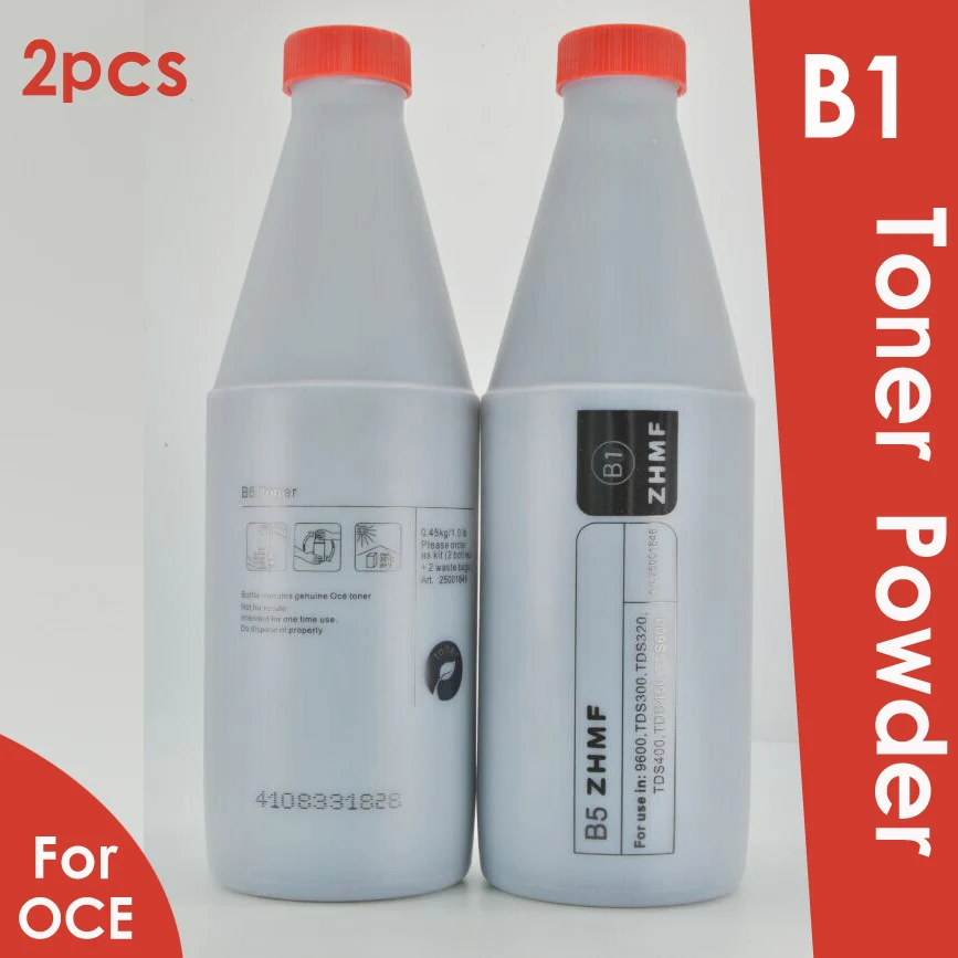 2 бутылки совместимый тонер-порошок для Oce B1 TDS100 7050 7051 7055 7056 450 г Тонер-порошок -