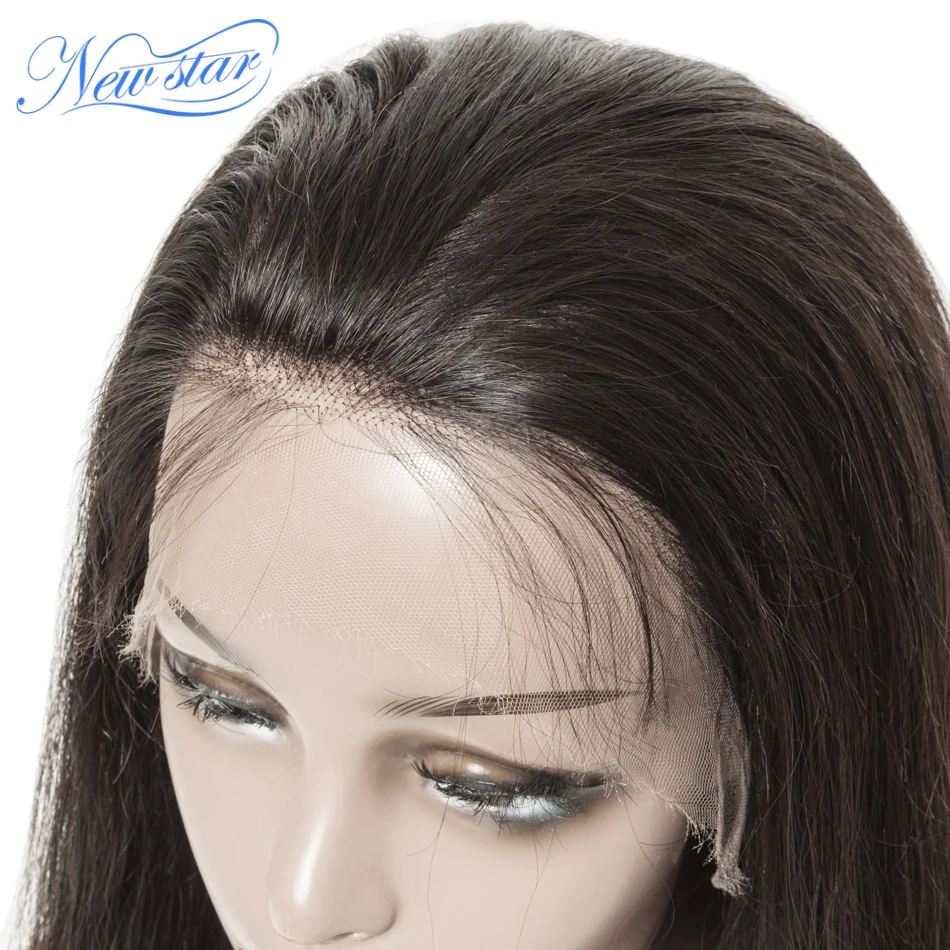 HD парик фронта шнурка бразильские прямые человеческие волосы новой звезды