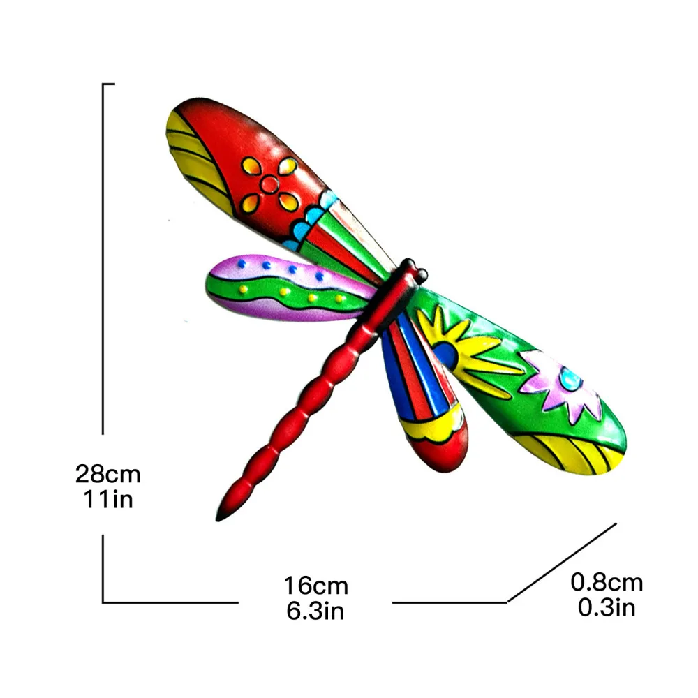 Подвеска в виде стрекозы для сада Libelle Wandbild настенное украшение реалистичное 28x16