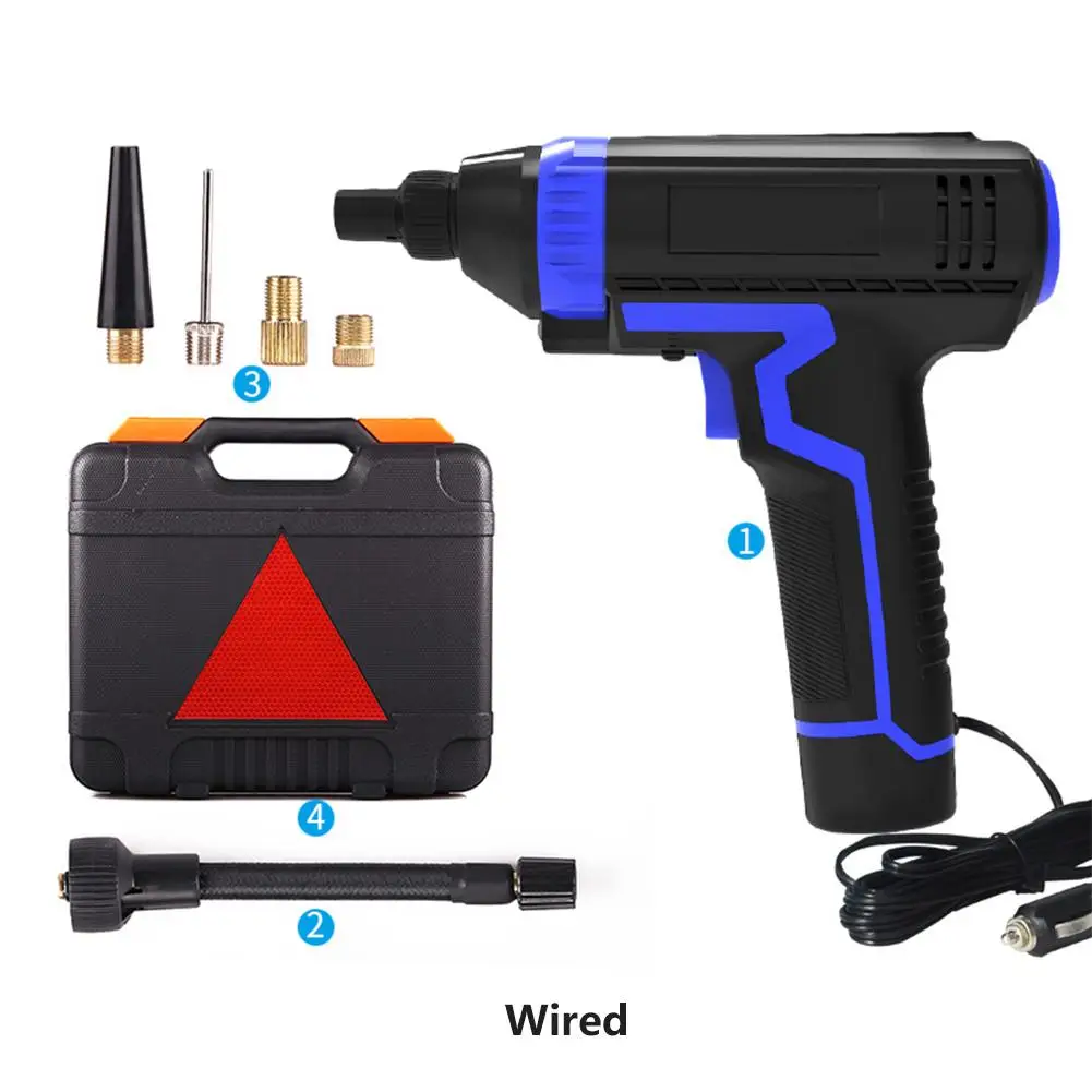 barato Display Digital Inteligente De Carregamento Sem Fio Portátil De Ar Do Carro Bomba Carro Compressor De Ar Portátil Tire Inflator Bomba Elétrica LEVOU