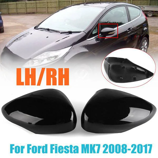 

Car Rearview Mirror Cover For Ford Fiesta Mk7 2008-2017