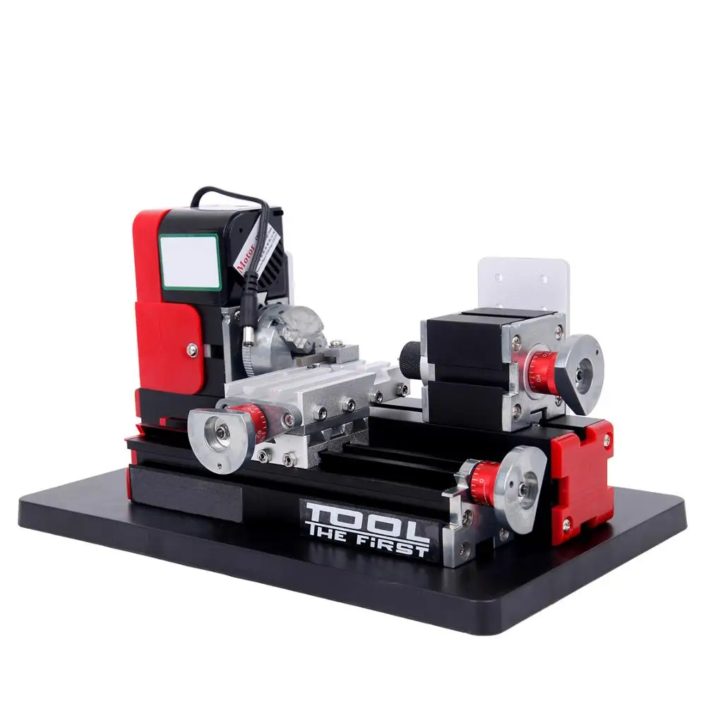 Yonntech 24 Вт металлический мини токарный станок DIY фрезерный для