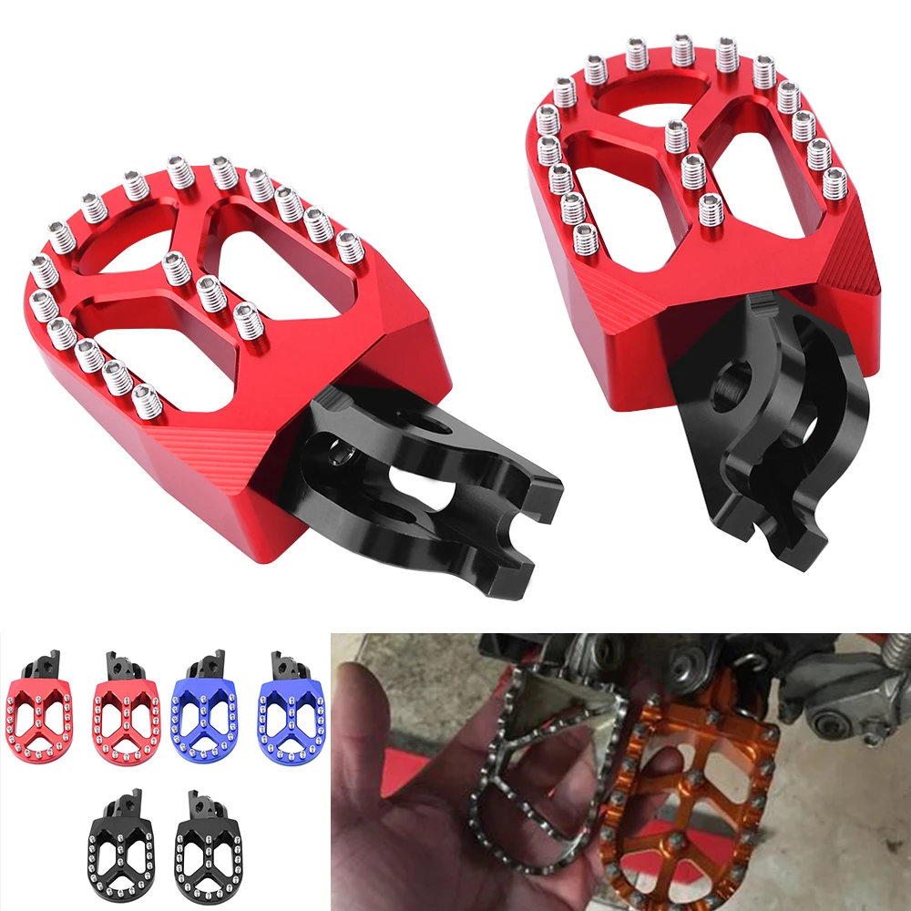 

Foot Pegs FootRest Footpegs Rests Pedals For HONDA CR125 CR250 250R CRF250R CRF250X CRF450R CRF450RX CRF450X CRF250L M KXF KX