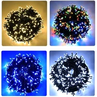 waterproof 8 modes 10m 20m 30m 50m fairy garden light outdoor indoor string light garland for party wedding christmas decoration